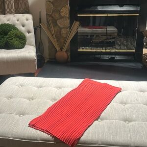 Knitz for Love and Lemons Orange Midi Skirt Size Large 🍊